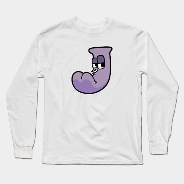 J | Alphabet Lore Long Sleeve T-Shirt by Mike Salcedo